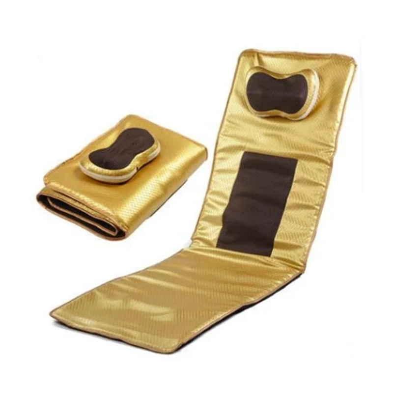 Gold cervical massage device neck back cushion massage cushion household multifunctional full-body mattress massage pad
Gold cervical massage device neck back cushion massage cushion household multifunctional full-body mattress massage pad