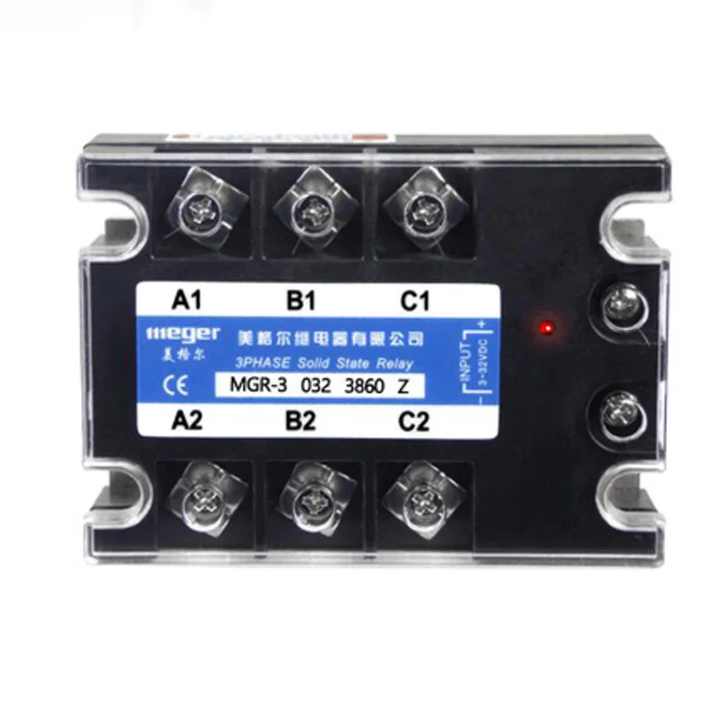 SSR 60A 80A 100A 120A Трехфазный модуль твердотельного реле Вход 3-32 В постоянного тока Выход 24-380 В переменного тока DC-AC Нормально разомкнутое твердотельное реле
SSR 60A 80A 100A 120A Трехфазный модуль твердотельного реле Вход 3-32 В постоянного тока Выход 24-380 В переменного тока DC-AC Нормально разомкнутое твердотельное реле