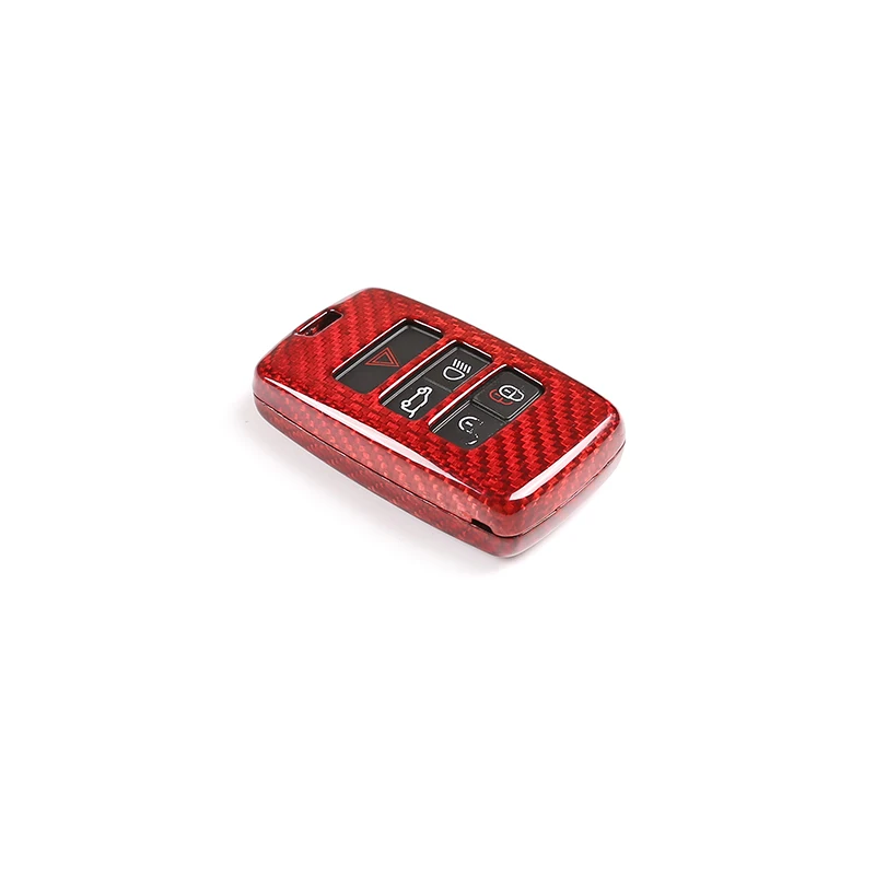 Red Real Carbon Fiber Car Key Shell Cover For Jaguar E-PACE E PACE Accessories
Red Real Carbon Fiber Car Key Shell Cover For Jaguar E-PACE E PACE Accessories