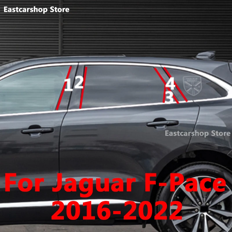 Для Jaguar F-Pace 2022 2021 2020 Автомобильная средняя Колонка PC оконная отделка украшение B C столовая полоса стикер аксессуары 2016-2019
Для Jaguar F-Pace 2022 2021 2020 Автомобильная средняя Колонка PC оконная отделка украшение B C столовая полоса стикер аксессуары 2016-2019