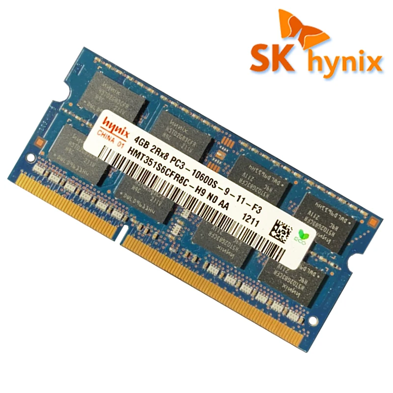 SK HYNIX PC3 4G 10600S original ddr3 4GB 1333MHz ram sodimm laptop DDR3 memory support memoria notebook RAM
SK HYNIX PC3 4G 10600S original ddr3 4GB 1333MHz ram sodimm laptop DDR3 memory support memoria notebook RAM