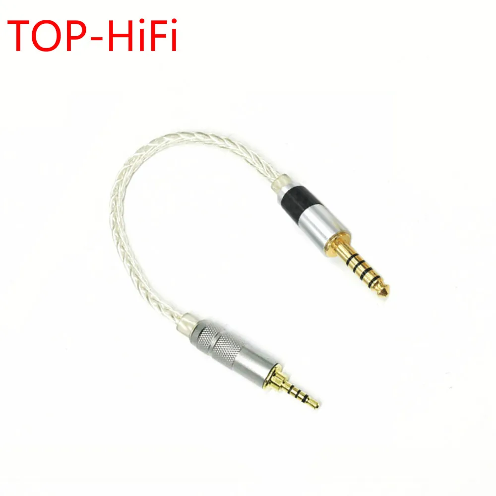 TOP-HiFi 2,5 мм TRRS балансировочный штекер до 4,4 мм балансировочный штекер 8 крон посеребренный аудио штекер-штекер Aux шнур
TOP-HiFi 2,5 мм TRRS балансировочный штекер до 4,4 мм балансировочный штекер 8 крон посеребренный аудио штекер-штекер Aux шнур