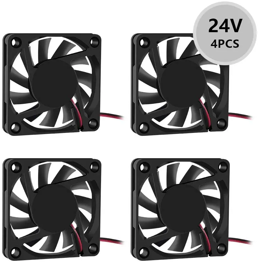 Fan 60x60x10 mm DC 12V 24V Brushless Cooling Fan Replacement Ball Bearing 60mm Fan for Cooling DIY PC Computer Case Fan
Fan 60x60x10 mm DC 12V 24V Brushless Cooling Fan Replacement Ball Bearing 60mm Fan for Cooling DIY PC Computer Case Fan