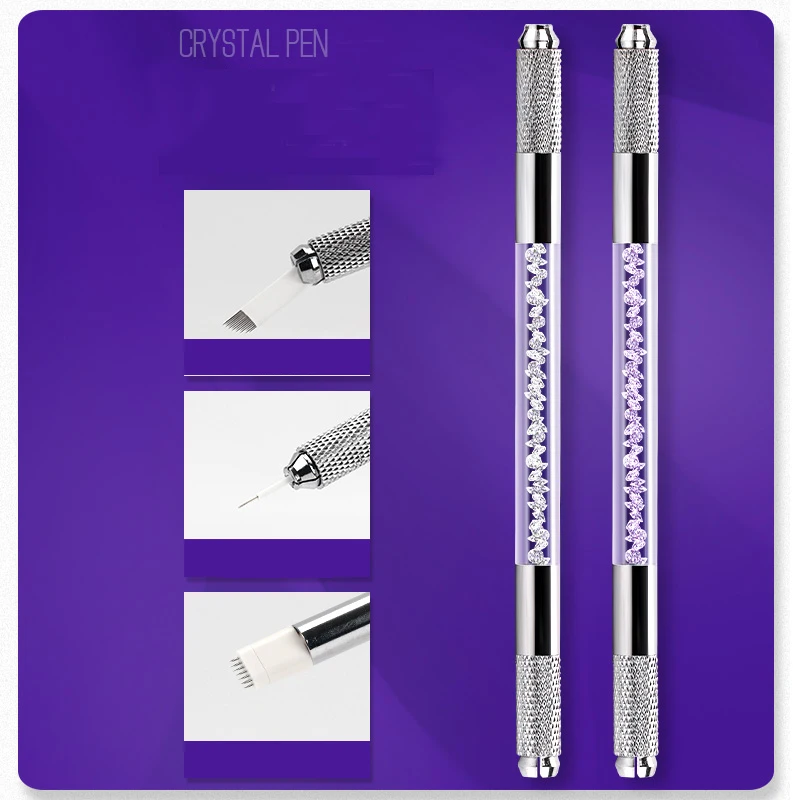 1pcs Microblading Pen Double Head Eyebrow Tattoo Gun Manual Machine Pen Tools for Permanent Makeup 3D Embroidery Accessories
1pcs Microblading Pen Double Head Eyebrow Tattoo Gun Manual Machine Pen Tools for Permanent Makeup 3D Embroidery Accessories