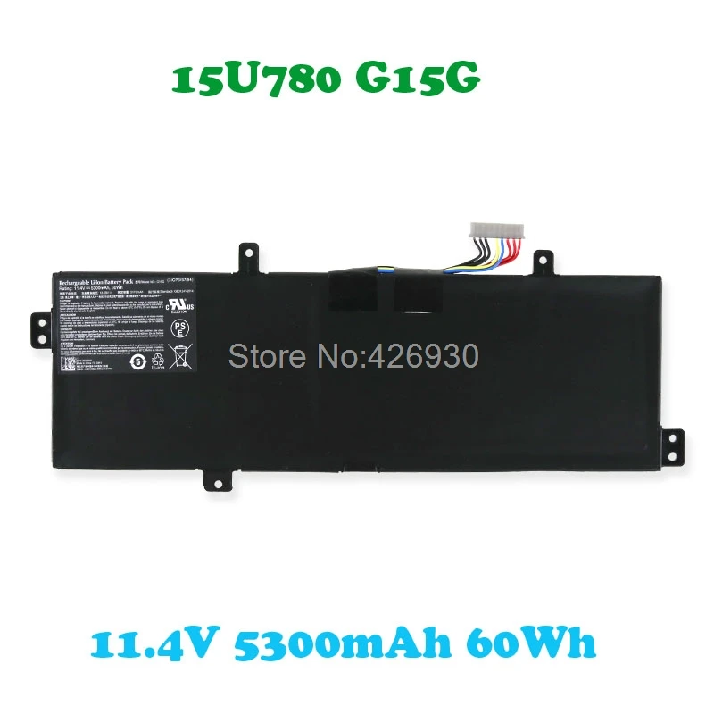 Аккумулятор для LG 15U780 G15G 15U780-G 15U780-P 15UD780 15UD780-P 15UD780-G LG15U78 11,4 В 5300 мАч 60 Втч 15U780-PA70K PA76K PA50K
Аккумулятор для LG 15U780 G15G 15U780-G 15U780-P 15UD780 15UD780-P 15UD780-G LG15U78 11,4 В 5300 мАч 60 Втч 15U780-PA70K PA76K PA50K
