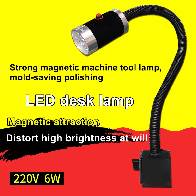 220V LED Table Lamp Powerful Magnet Machine Tool Mold Magnetic Seat Long Arm Work Table Lamp Home Voltage
220V LED Table Lamp Powerful Magnet Machine Tool Mold Magnetic Seat Long Arm Work Table Lamp Home Voltage