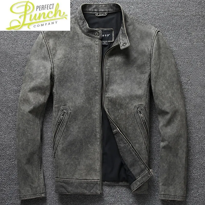Genuine 2021 Cow Leather Jacket Men Clothing Real Leather Coat Spring Autumn Vintage High Quality Motorcycle Jackets
Genuine 2021 Cow Leather Jacket Men Clothing Real Leather Coat Spring Autumn Vintage High Quality Motorcycle Jackets