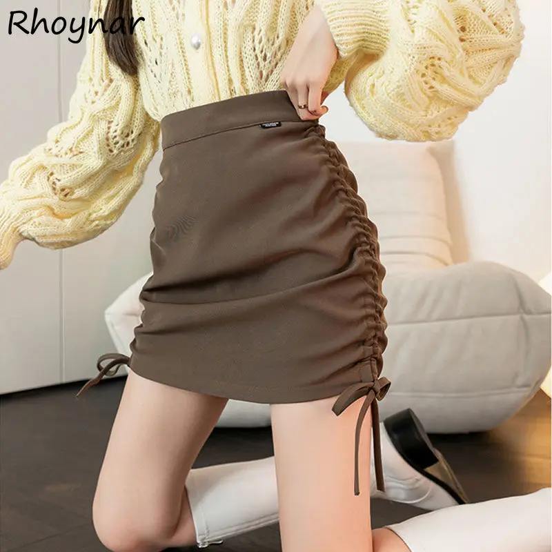 Mini Skirts Women Shirring Fashion Bodycon All-match Streetwear Leisure Female Tender Solid Sexy Korean Style Popular High Waist
Mini Skirts Women Shirring Fashion Bodycon All-match Streetwear Leisure Female Tender Solid Sexy Korean Style Popular High Waist