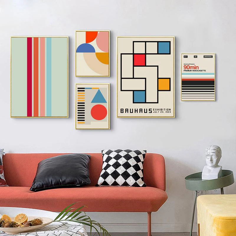 Nordic Retro Geometric Poster Abstract Line Canvas Painting Wall Art Poster Printing Living Room For Home Decoration
Nordic Retro Geometric Poster Abstract Line Canvas Painting Wall Art Poster Printing Living Room For Home Decoration