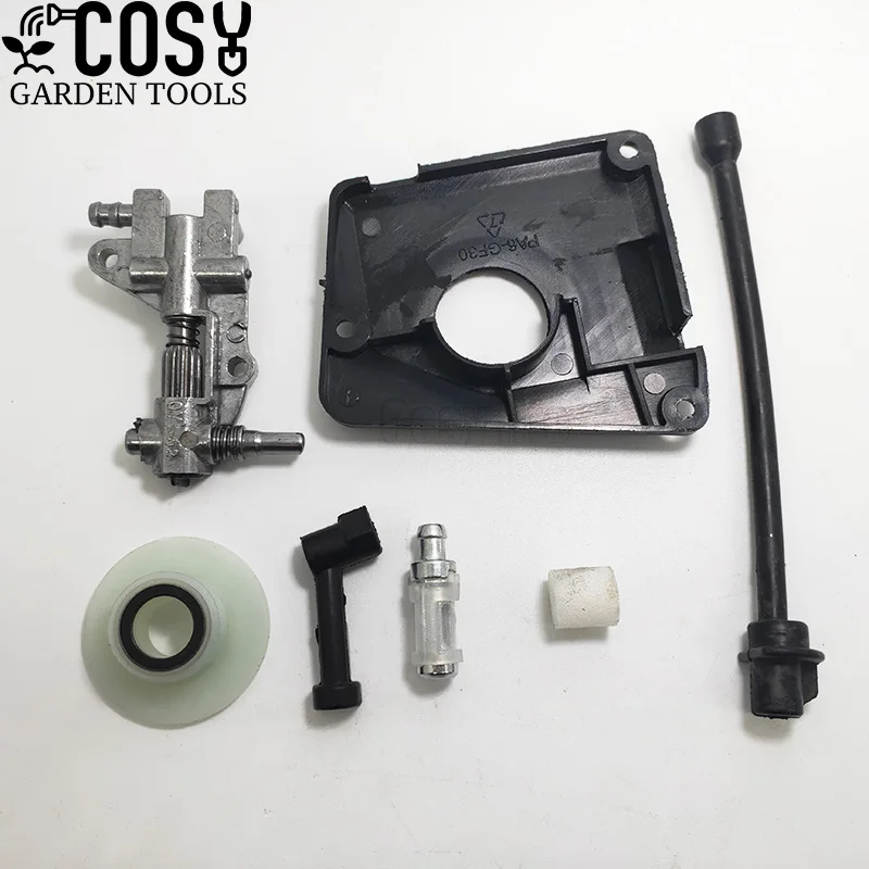 Oil Drive Pump Worm Gear Kit For Chinese Chainsaw 4500 5800 45CC 52CC 58CC Pump Cover Oil Pump Cover Oil Filter Oil Pipe
Oil Drive Pump Worm Gear Kit For Chinese Chainsaw 4500 5800 45CC 52CC 58CC Pump Cover Oil Pump Cover Oil Filter Oil Pipe