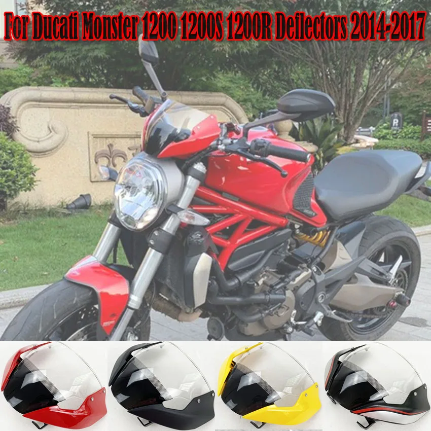Motorcycle Front Head Cowling Fairing Windshield Windscreen for Ducati Monster 1200 1200S 2014-2022 1200R 2014-2022 Deflectors
Motorcycle Front Head Cowling Fairing Windshield Windscreen for Ducati Monster 1200 1200S 2014-2022 1200R 2014-2022 Deflectors