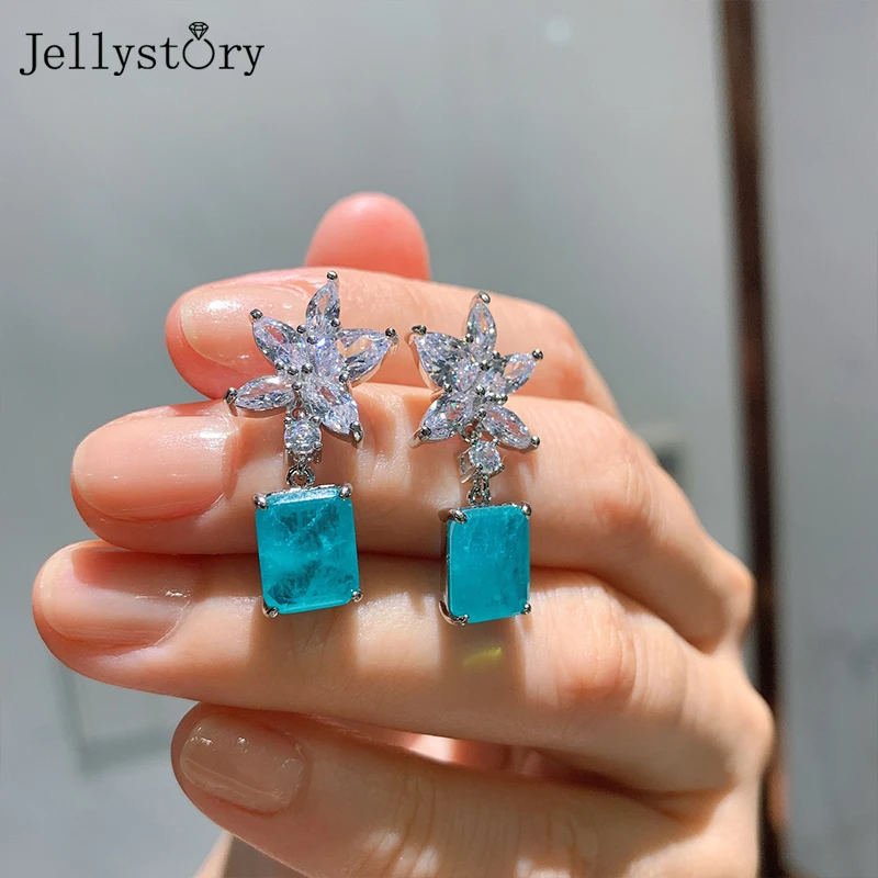 Jellystory модный srop серьги 100% 925 серебряный прямоугольник аквамариновые украшения в форме цветка серьги для женщин вечерние подарки 2021
Jellystory модный srop серьги 100% 925 серебряный прямоугольник аквамариновые украшения в форме цветка серьги для женщин вечерние подарки 2021