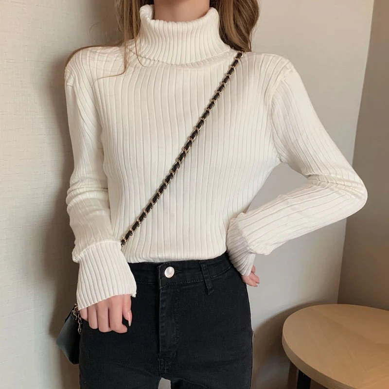 Women Sweaters Winter Wool Liner Sweaters Soft Warm Turtleneck Sweater Elegant Women's Jumper Women Tops
Women Sweaters Winter Wool Liner Sweaters Soft Warm Turtleneck Sweater Elegant Women's Jumper Women Tops
