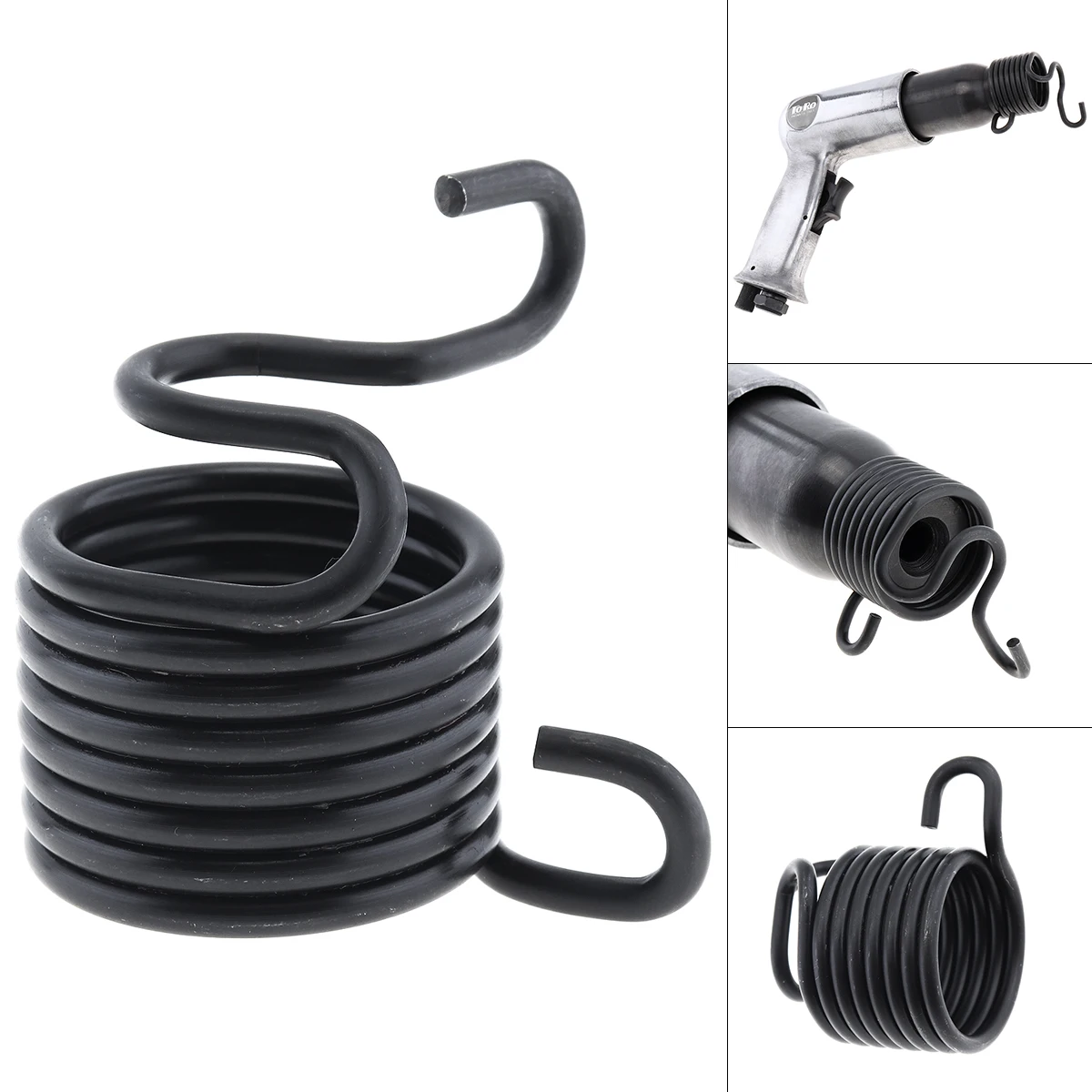 Universal Hard 45# Steel Black Air Shovel Interface Spring Support Pneumatic Hammer Bits Pneumatic Rivets Impact Head Spring
Universal Hard 45# Steel Black Air Shovel Interface Spring Support Pneumatic Hammer Bits Pneumatic Rivets Impact Head Spring