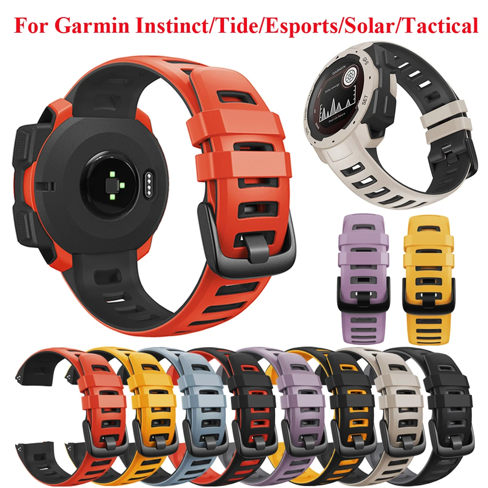 JKER силиконовый спортивный ремешок для часов Garmin Instinct/Instinct Tide/Esports/Solar/Tactical сменный ремешок для часов ремешок-браслет
JKER силиконовый спортивный ремешок для часов Garmin Instinct/Instinct Tide/Esports/Solar/Tactical сменный ремешок для часов ремешок-браслет
