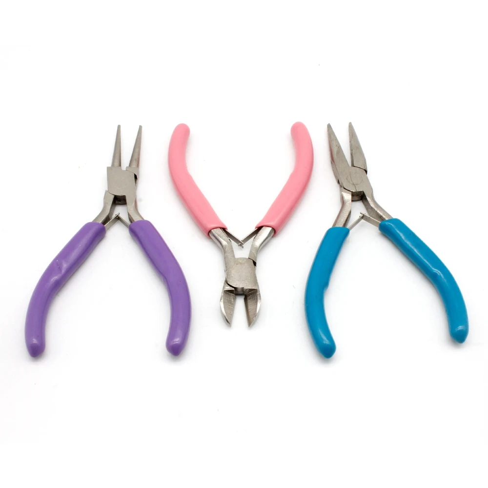 3pcs Jewelry Pliers Set Round Nose Needle Nose Plier Wire Cutter DIY Jewelry Tool kit
3pcs Jewelry Pliers Set Round Nose Needle Nose Plier Wire Cutter DIY Jewelry Tool kit