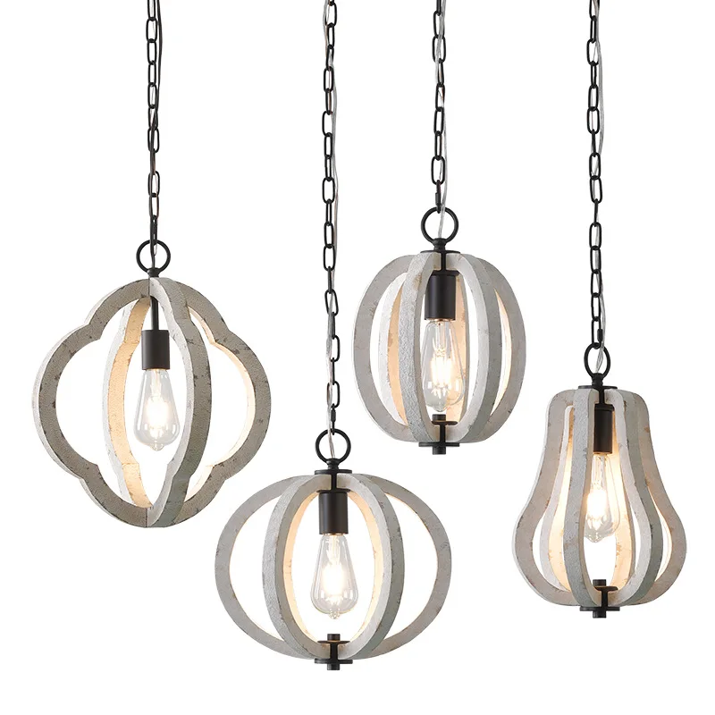 American Retro Wood Chandelier Living Room Lamp Bedroom Villa Hall Decoration Hanging Lights Bedside Pendant Lights LED E27
American Retro Wood Chandelier Living Room Lamp Bedroom Villa Hall Decoration Hanging Lights Bedside Pendant Lights LED E27