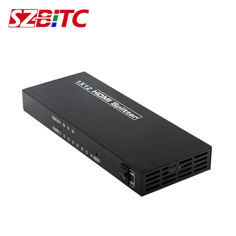 SZBITC 12 портов HDMI сплиттер 1x12 4K 1 вход до 12 выход видео отображает распределительный преобразователь для HDTV,Plug and Play
SZBITC 12 портов HDMI сплиттер 1x12 4K 1 вход до 12 выход видео отображает распределительный преобразователь для HDTV,Plug and Play