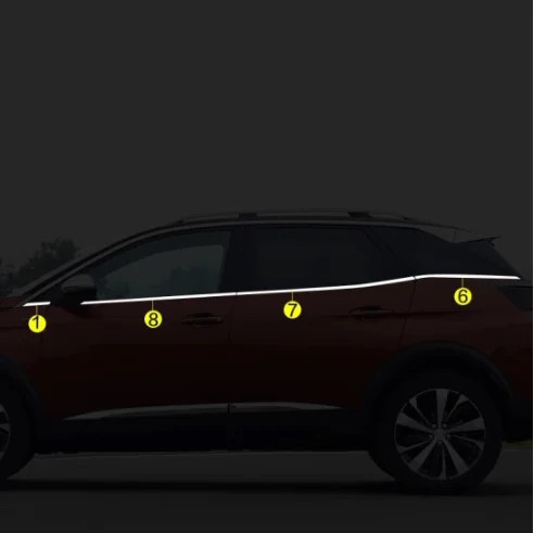 Подходит для Peugeot 3008/GT 2017 2018 2019 внешние аксессуары для автомобиля стальная хромированная отделка для окна автомобиля фотообложка 8 шт.
Подходит для Peugeot 3008/GT 2017 2018 2019 внешние аксессуары для автомобиля стальная хромированная отделка для окна автомобиля фотообложка 8 шт.