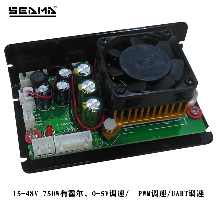 BLDC Three-phase DC Brushless Driver Board 48V 750W High Power Controller Potentiometer / PWM Speed Regulation
BLDC Three-phase DC Brushless Driver Board 48V 750W High Power Controller Potentiometer / PWM Speed Regulation