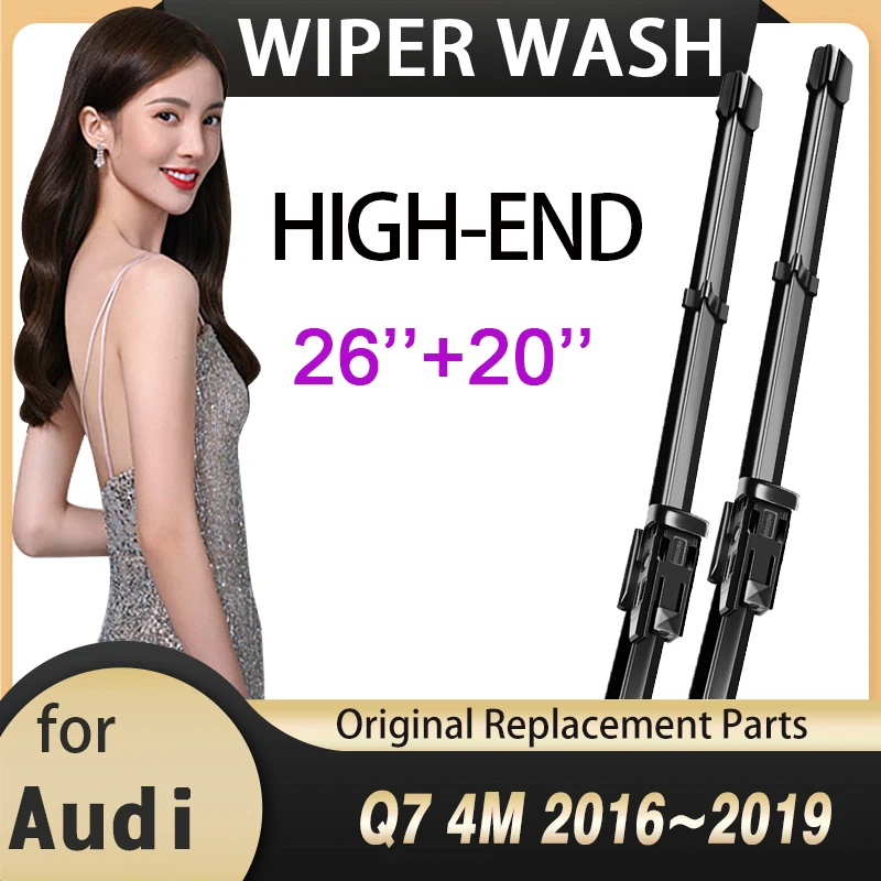 Car Wiper Blades for Audi Q7 4M 2016 2017 2018 2019 Sline Front Windscreen Windshield Window Wipers Car Accessories Stickers
Car Wiper Blades for Audi Q7 4M 2016 2017 2018 2019 Sline Front Windscreen Windshield Window Wipers Car Accessories Stickers