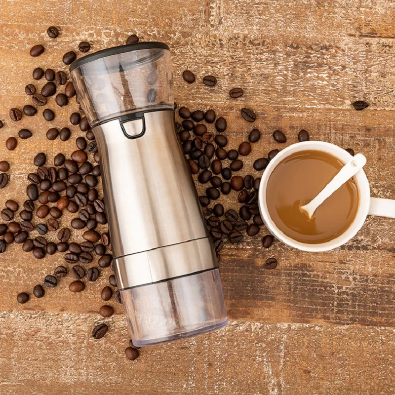New UpgradeHigh Quality Stainless steel electric grinder small wireless electric pepper and coffee bean grinder
New UpgradeHigh Quality Stainless steel electric grinder small wireless electric pepper and coffee bean grinder
