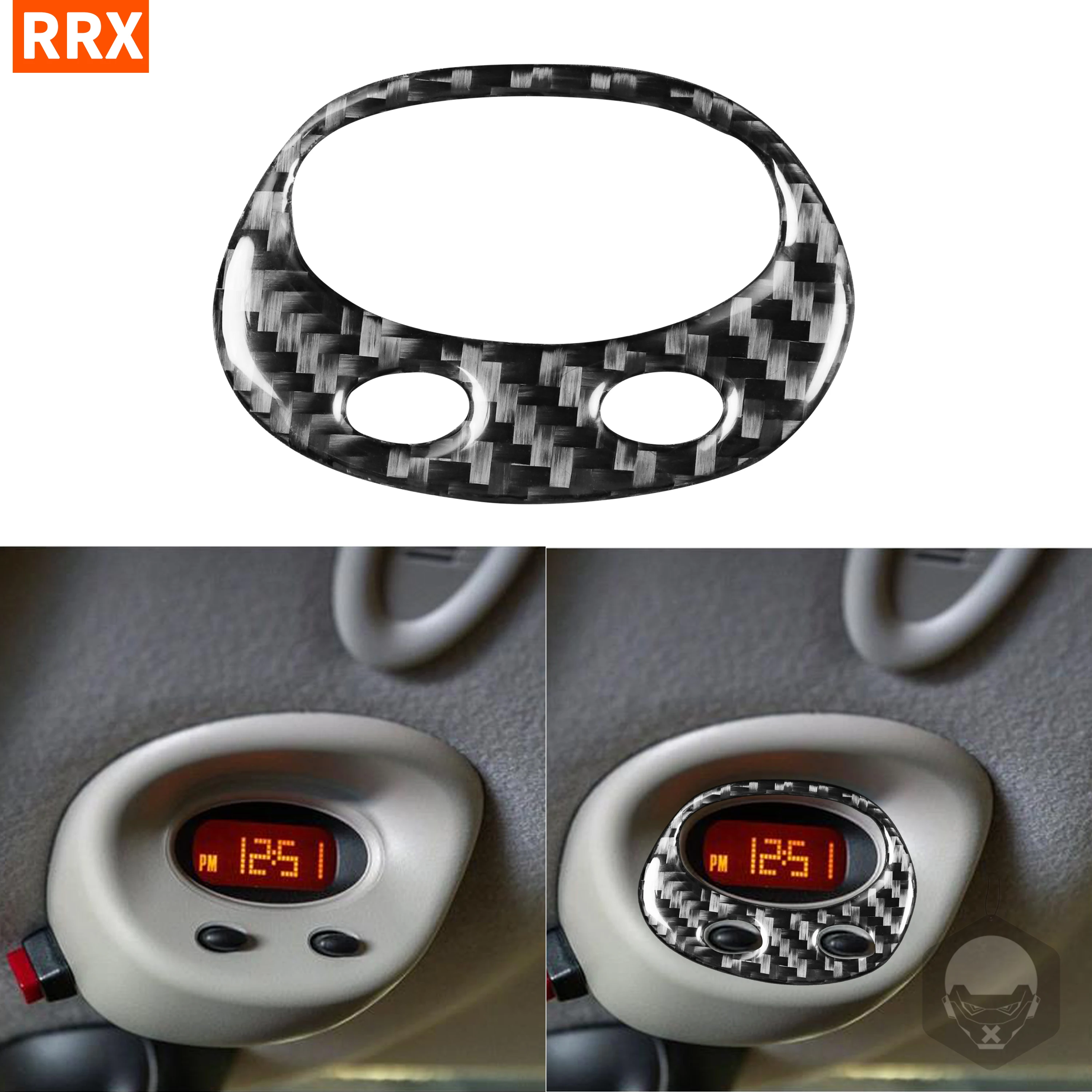 For MINI COOPER R50 R53 2002-2004 Carbon Fiber Sticker Overhead Time Display Panel Trim Cover Car Inside Accessories Decorative
For MINI COOPER R50 R53 2002-2004 Carbon Fiber Sticker Overhead Time Display Panel Trim Cover Car Inside Accessories Decorative
