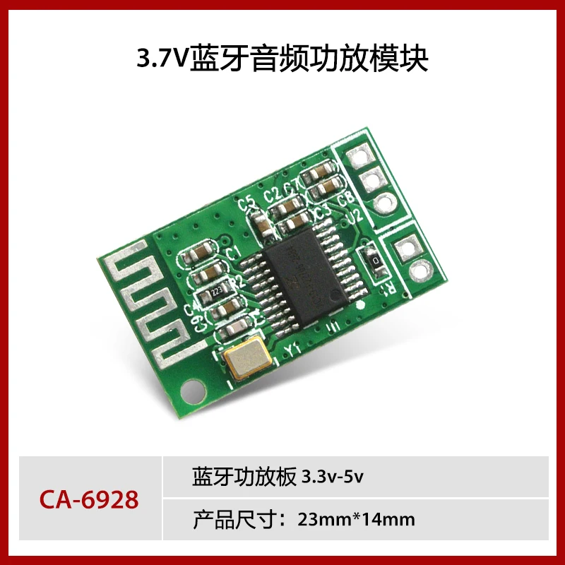 5PCS~50PCS/LOT CA-6928 Bluetooth audio module Bluetooth power amplifier board 3.3v-5v
5PCS~50PCS/LOT CA-6928 Bluetooth audio module Bluetooth power amplifier board 3.3v-5v