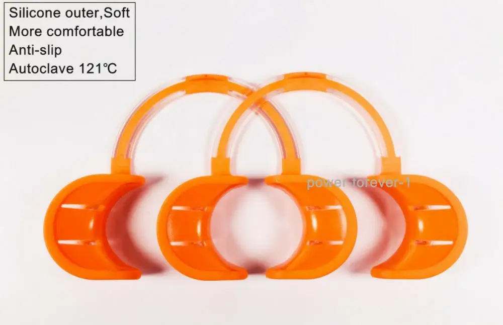 2Pcs/Lot Dental Mouth Props Opener Lip Cheek Retractor C-Type Soft Silicone Autoclave 121℃ Comfortable Large Small Size Orange
2Pcs/Lot Dental Mouth Props Opener Lip Cheek Retractor C-Type Soft Silicone Autoclave 121℃ Comfortable Large Small Size Orange