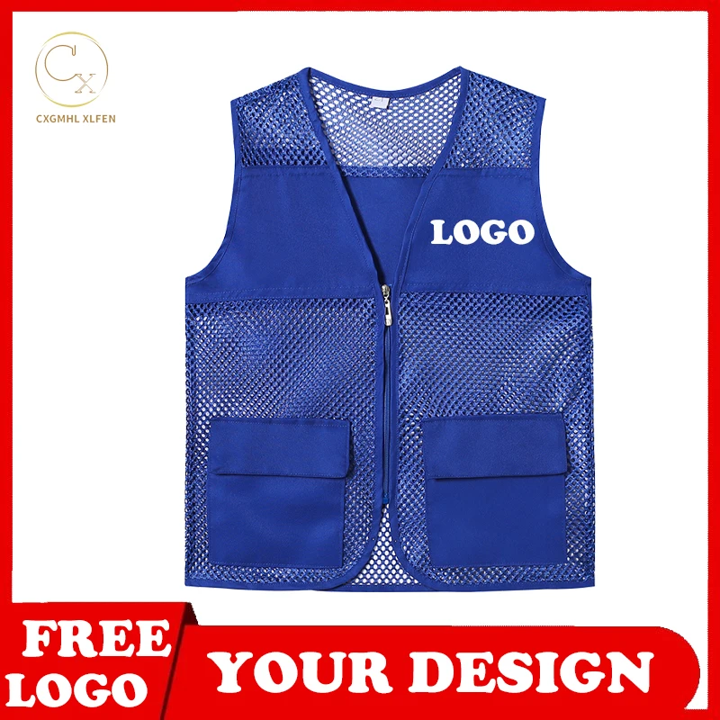 Work and leisure all-match summer new men and women wearable vest mesh vest high-end custom logo printed brand text
Work and leisure all-match summer new men and women wearable vest mesh vest high-end custom logo printed brand text