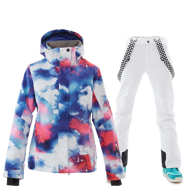 Ski Suit Female Set Veneer Double Plate Korean-Style Outdoor Waterproof Windproof Warm Breathable Winter Thick Ski Suit
Ski Suit Female Set Veneer Double Plate Korean-Style Outdoor Waterproof Windproof Warm Breathable Winter Thick Ski Suit