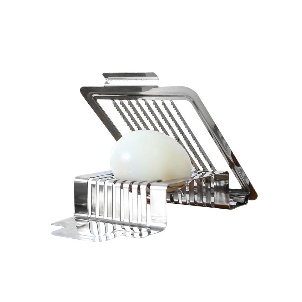 Egg Cutter Made In High Quality Stainless Steel Wire Egg Slicer Suitable For Hard Boiled Eggs Household Kitchen Bar Supplies
Egg Cutter Made In High Quality Stainless Steel Wire Egg Slicer Suitable For Hard Boiled Eggs Household Kitchen Bar Supplies
