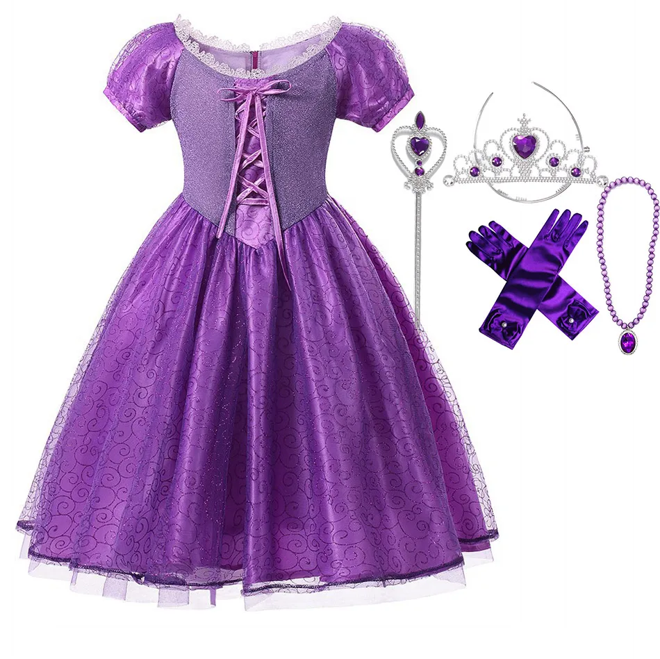 Rapunzel Dress Girls Princess Costume Halloween Cosplay Clothes Toddler Party Role-play Kids Fancy Dresses For Girls
Rapunzel Dress Girls Princess Costume Halloween Cosplay Clothes Toddler Party Role-play Kids Fancy Dresses For Girls
