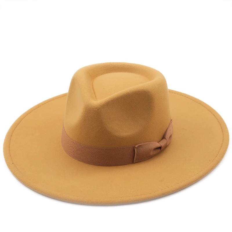 Simple British Style Men Women Winter Wool Fedoras Cap 9cm Big Wide Brim Derby Wedding Church Jazz Hats
Simple British Style Men Women Winter Wool Fedoras Cap 9cm Big Wide Brim Derby Wedding Church Jazz Hats