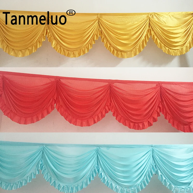 Ruffle Swag Valance Drape For Wedding Backdrop Curtain Stage Background Party Event Decoration
Ruffle Swag Valance Drape For Wedding Backdrop Curtain Stage Background Party Event Decoration