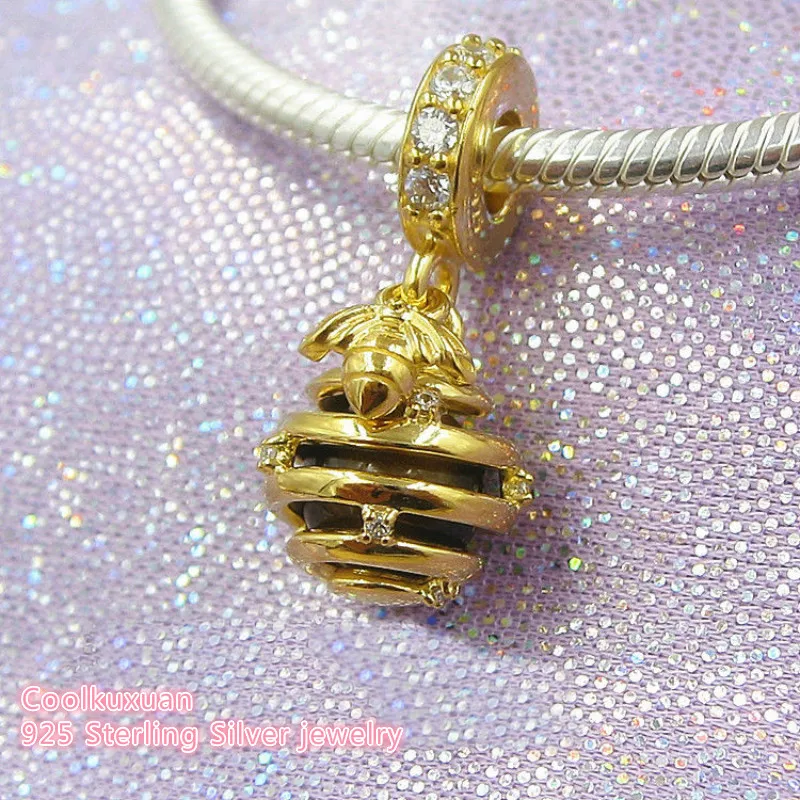 Spring 925 Sterling Silver Sweet As Honey Charm, Tiger Eye & Clear CZ Charm Beads Fit Original Pandora Charms Bracelet
Spring 925 Sterling Silver Sweet As Honey Charm, Tiger Eye & Clear CZ Charm Beads Fit Original Pandora Charms Bracelet