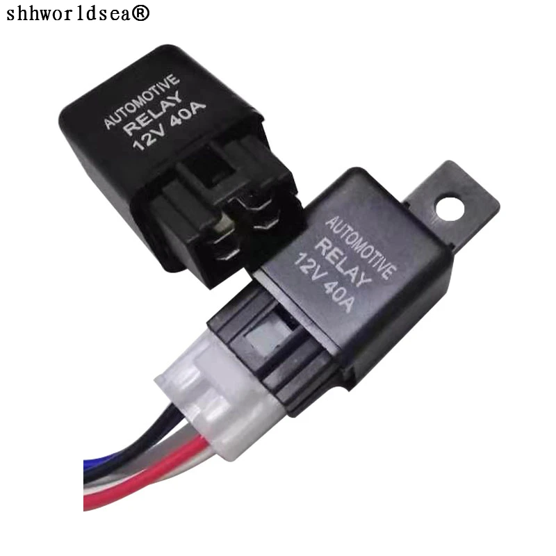 Shhworldsea 12 В 24 В 40 А 4PIN автомобильное реле энергетического освещения кондиционера/реле противотуманных фар/радиационное реле 
Shhworldsea 12 В 24 В 40 А 4PIN автомобильное реле энергетического освещения кондиционера/реле противотуманных фар/радиационное реле