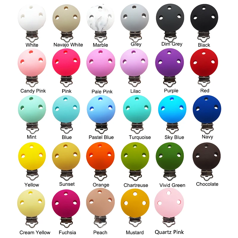 Chenkai 10PCS Silicone Round Clip DIY Baby Pacifier Dummy Teether Soother Nursing Jewelry Toy Accessory Holder Teething Clips
Chenkai 10PCS Silicone Round Clip DIY Baby Pacifier Dummy Teether Soother Nursing Jewelry Toy Accessory Holder Teething Clips