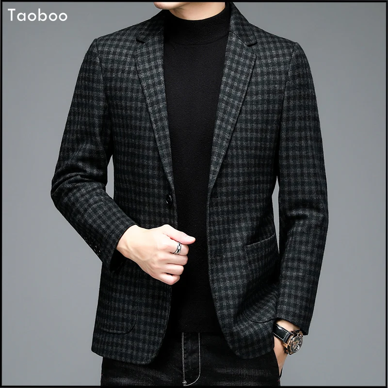 Taoboo 2021 Winter Men Blazers Luxury Wool Casual Male suit Jacket Business Office Coat men's Coat Classic Wear Men's clothing
Taoboo 2021 Winter Men Blazers Luxury Wool Casual Male suit Jacket Business Office Coat men's Coat Classic Wear Men's clothing