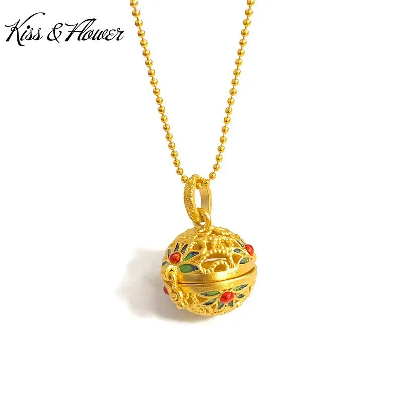 KISS&FLOWER PD110 Fine Jewelry Wholesale Fashion Woman Girl Birthday Wedding Gift Hollow Censer 24KT Gold Pendant Charm NO CHAIN
KISS&FLOWER PD110 Fine Jewelry Wholesale Fashion Woman Girl Birthday Wedding Gift Hollow Censer 24KT Gold Pendant Charm NO CHAIN