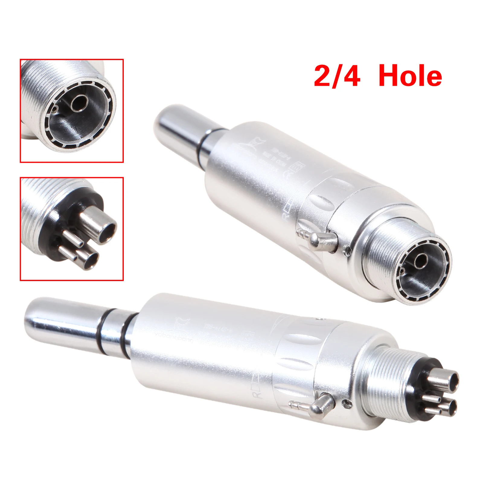 Yabangbang Dental 4/2 Hole E-type Air Motor for dental Low Speed Hand piece Turbine Contra Angle Latch type Extra water way
Yabangbang Dental 4/2 Hole E-type Air Motor for dental Low Speed Hand piece Turbine Contra Angle Latch type Extra water way