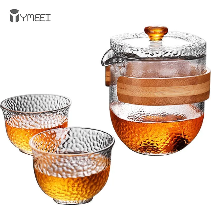 Портативный чайный сервиз YMEEI с коробками, стеклянная чайная посуда, дорожный набор кунг-фу, фильтр, цветочный чай, наборы посуды для напитков на открытом воздухе
Портативный чайный сервиз YMEEI с коробками, стеклянная чайная посуда, дорожный набор кунг-фу, фильтр, цветочный чай, наборы посуды для напитков на открытом воздухе