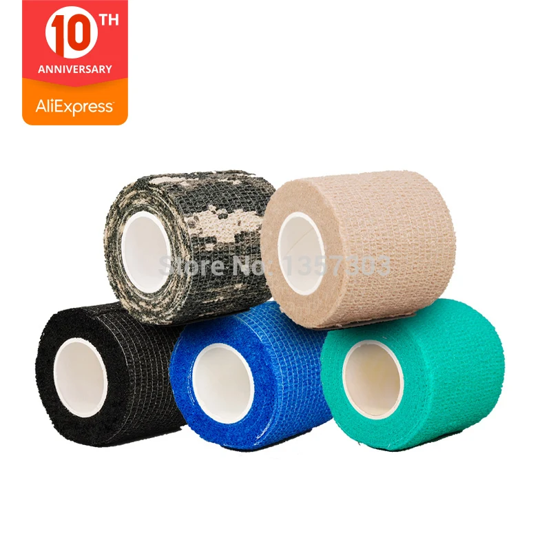 5pcs Disposable Self-adhesive Elastic Bandage for Handle Grip Tube Tattoo Accessories Mix Color
5pcs Disposable Self-adhesive Elastic Bandage for Handle Grip Tube Tattoo Accessories Mix Color