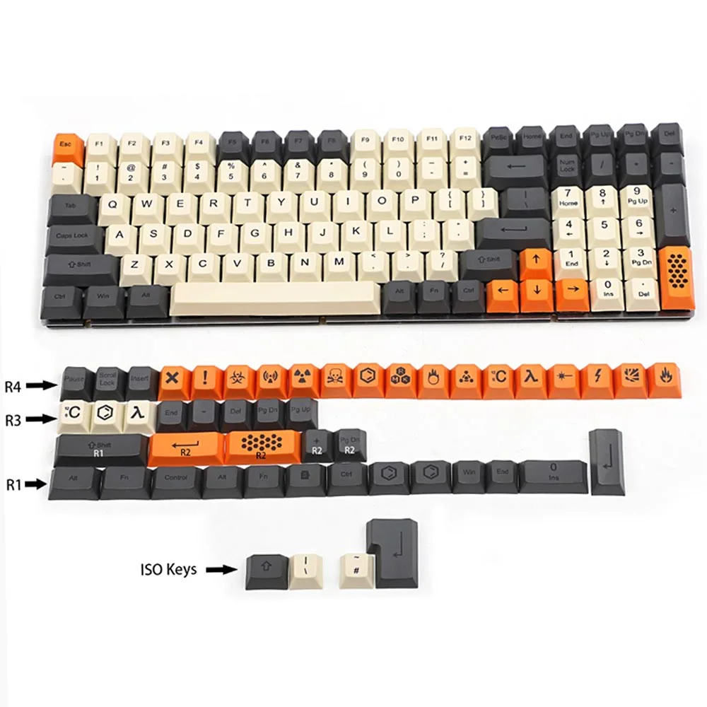 Cherry Profile Big Carbon Color Design Keycaps For Cherry Mx Swith Mechanical Gaming Keyboard 149 Keys Sublimation PBT Key Caps
Cherry Profile Big Carbon Color Design Keycaps For Cherry Mx Swith Mechanical Gaming Keyboard 149 Keys Sublimation PBT Key Caps