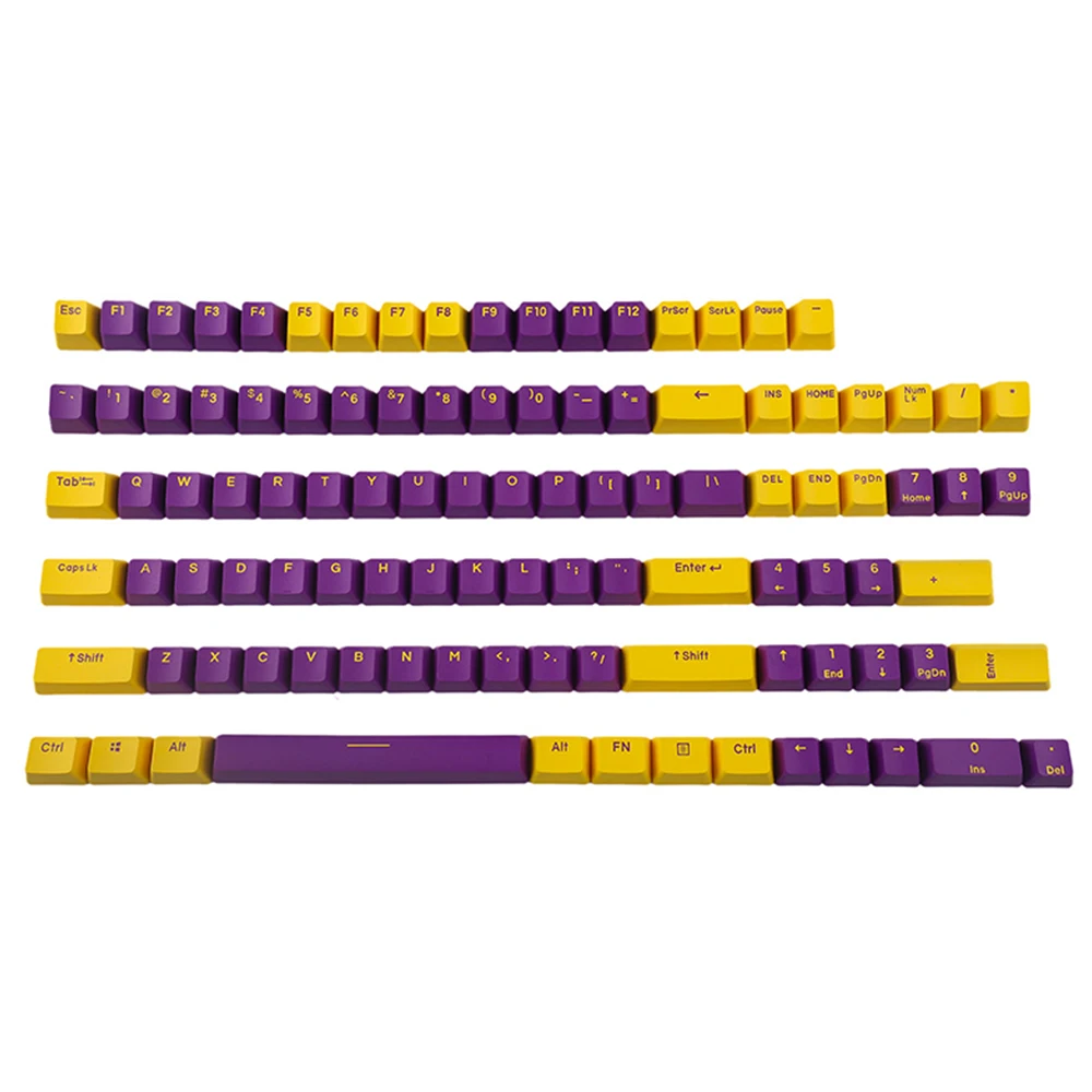OME Profile PBT Keycaps For Cherry Mx Gateron Kailh Box TTC Switch Mechanical Keyboard 104 87 61 Purple Yellow Key Caps
OME Profile PBT Keycaps For Cherry Mx Gateron Kailh Box TTC Switch Mechanical Keyboard 104 87 61 Purple Yellow Key Caps