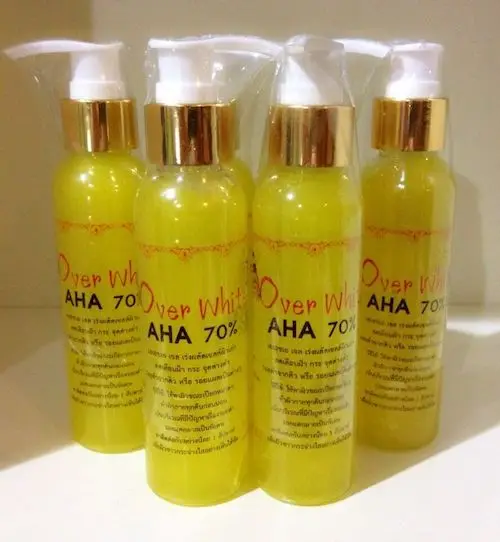 Over White AHA 70% Body Serum Remove Dark Skin Lightening Bleaching Body Skin 120ml
Over White AHA 70% Body Serum Remove Dark Skin Lightening Bleaching Body Skin 120ml