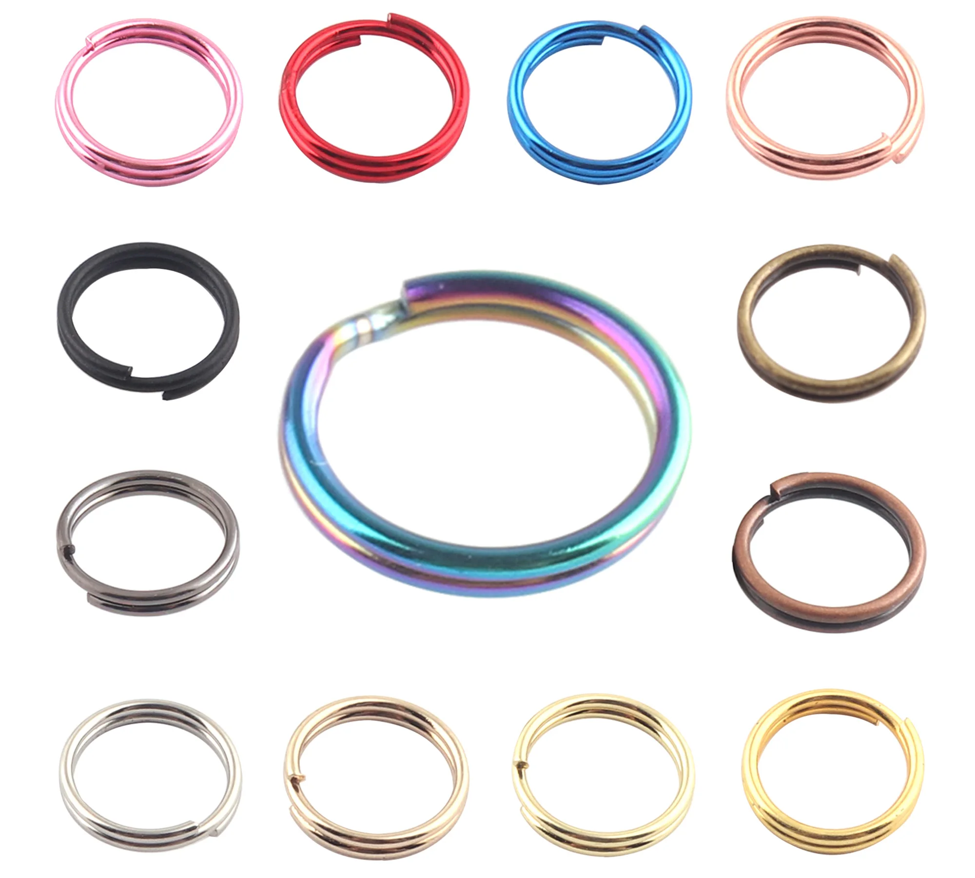 Metal Key Ring Charm Key Chain Hanging Chain Charm Jump Ring Key Rings Bulk Small for Car Key Hanging Card DIY Accessories
Metal Key Ring Charm Key Chain Hanging Chain Charm Jump Ring Key Rings Bulk Small for Car Key Hanging Card DIY Accessories