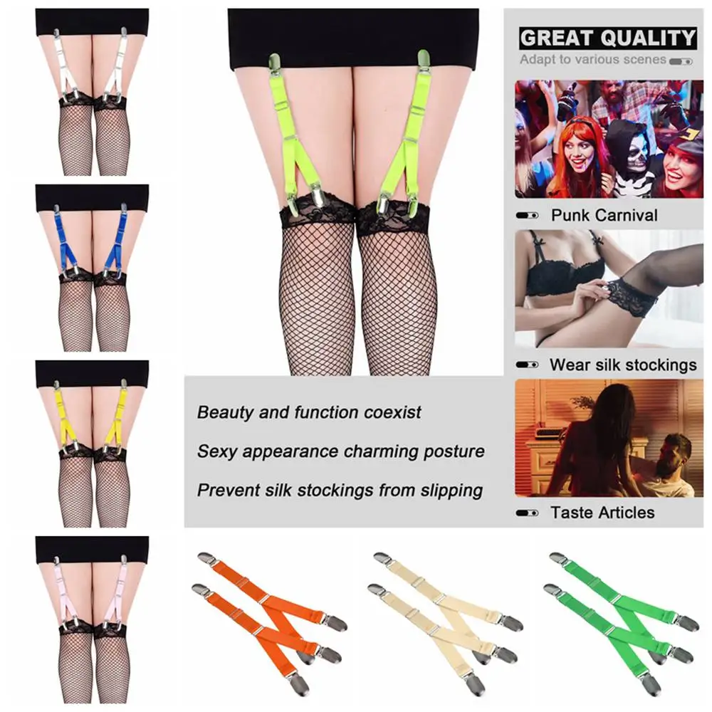 Women's Belt Leg Harness A Pair Garters Body Bondage Sexy Punk Stockings Clip Suspenders Exotic Lingerie Accessories Fetish Kit
Women's Belt Leg Harness A Pair Garters Body Bondage Sexy Punk Stockings Clip Suspenders Exotic Lingerie Accessories Fetish Kit
