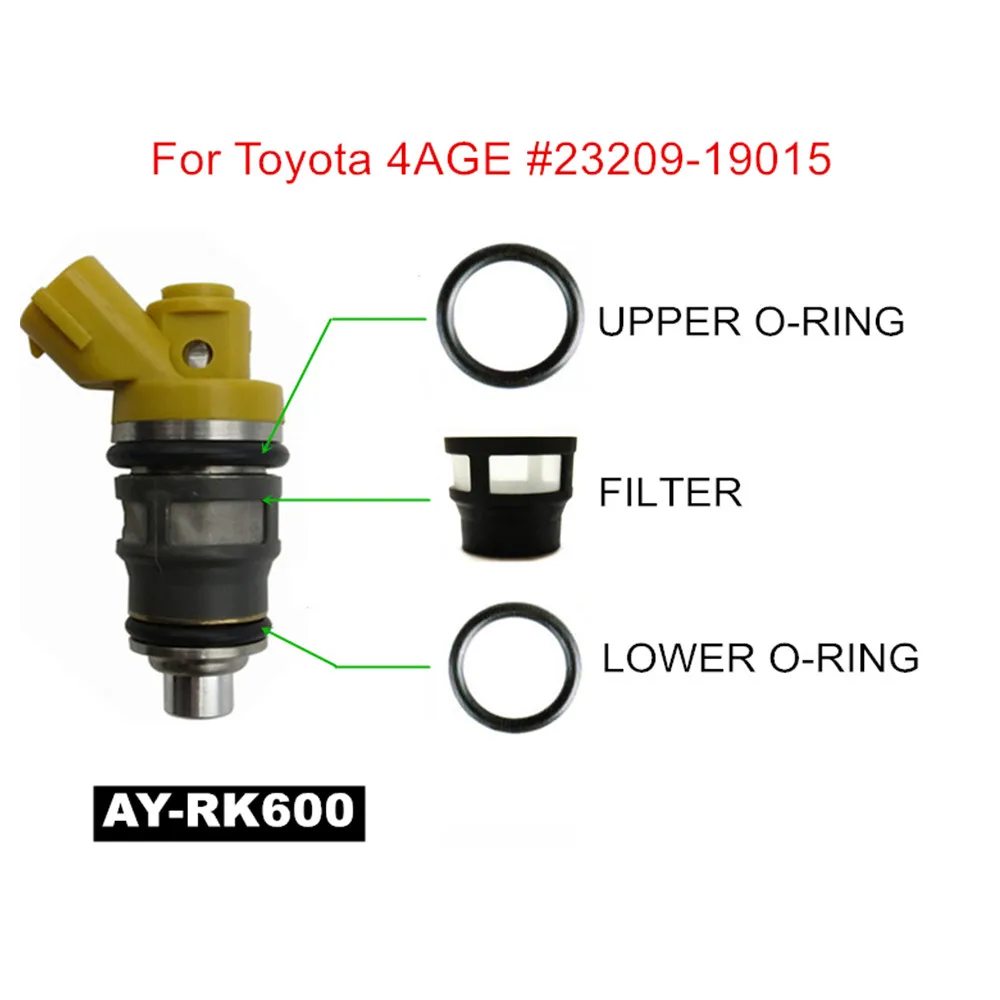 Fuel injector repair kits 4sets fuel injector repair kit for toyota LEVIN/TRUENO 4age #23209-19015
Fuel injector repair kits 4sets fuel injector repair kit for toyota LEVIN/TRUENO 4age #23209-19015