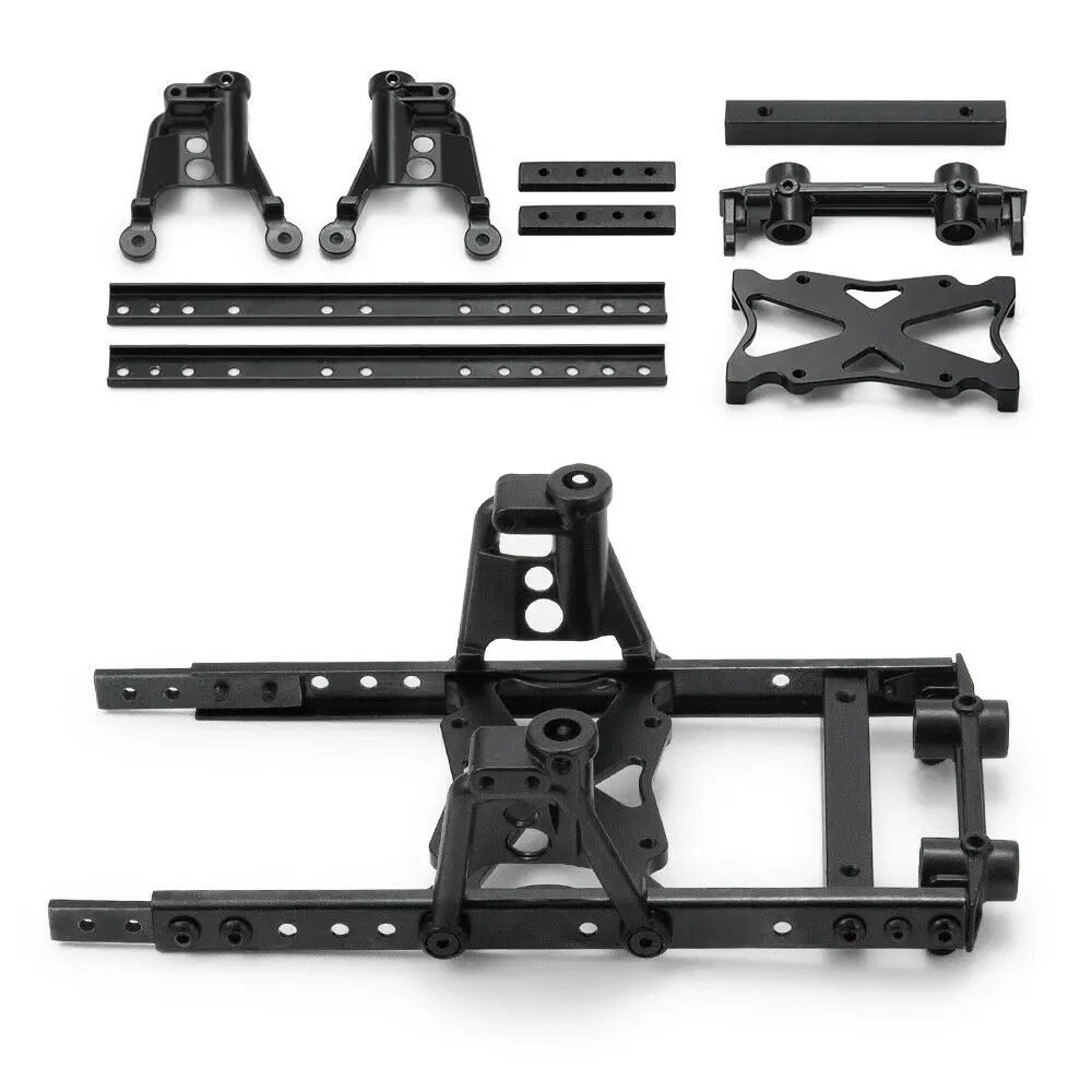 Aluminum Alloy 1/10 RC Car Body Chassis Frame Kit For Axial SCX10 90046 90047 90027 90028 Upgrade Parts
Aluminum Alloy 1/10 RC Car Body Chassis Frame Kit For Axial SCX10 90046 90047 90027 90028 Upgrade Parts